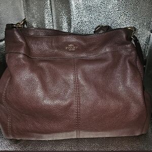 Leather Coach Bag - Lexi